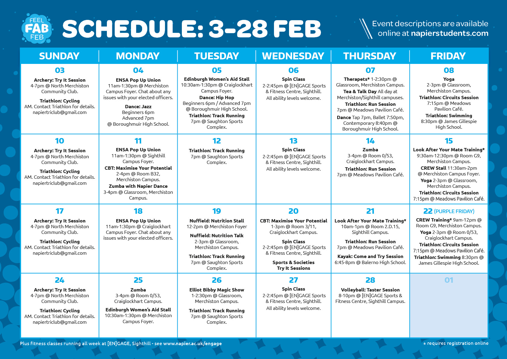 timetable