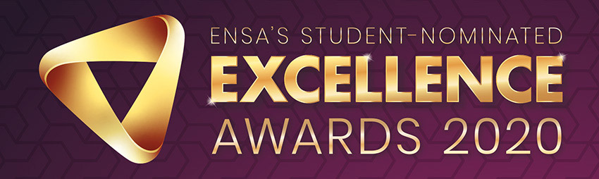 ENSA student-nominated excellence awards 2020 logo 