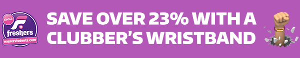 Save over 23% with a Freshers Wristband!